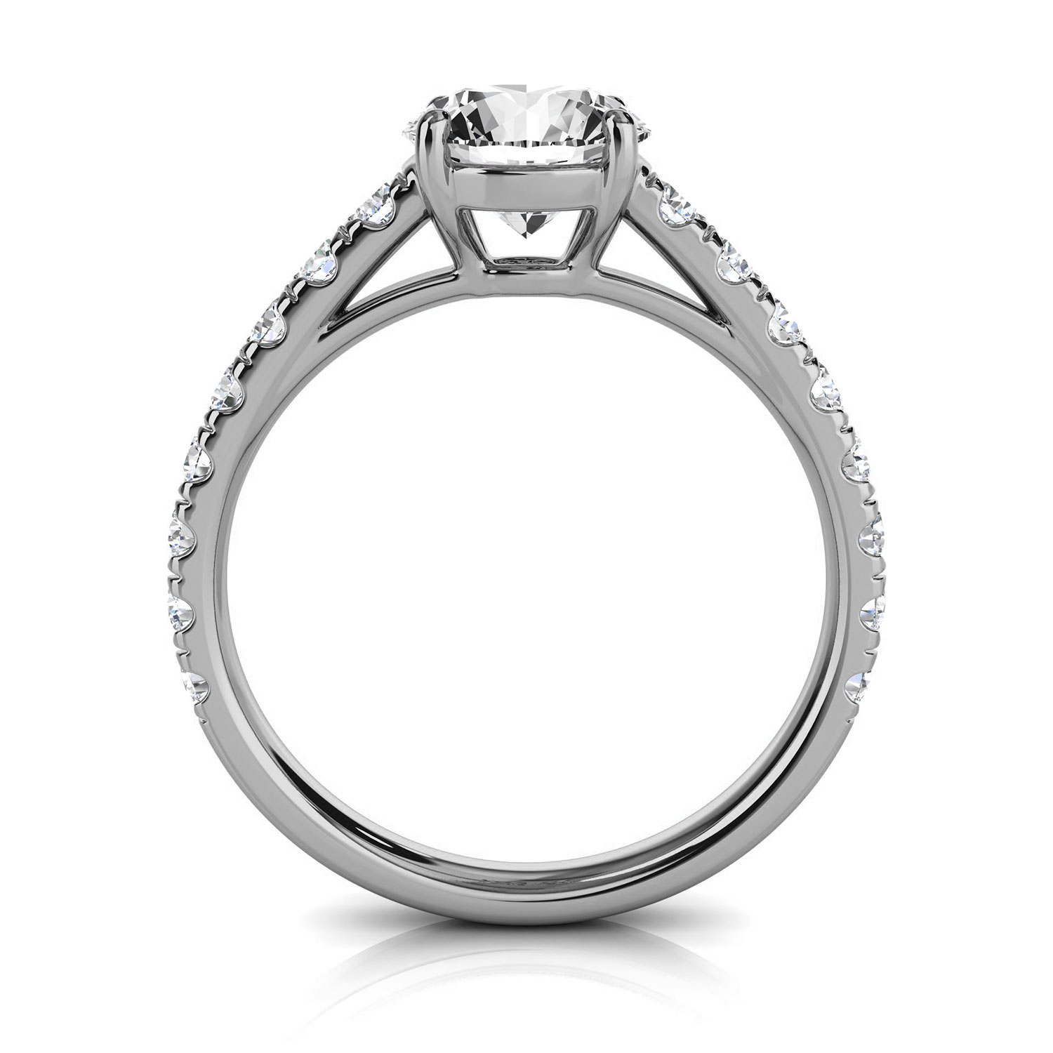 14K White Gold Delphine Lab Grown Diamond Ring (1/2 ct. tw)
